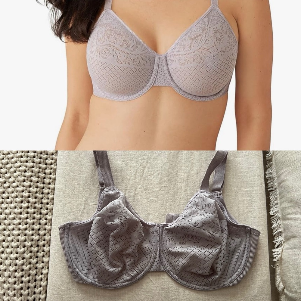 Wacoal Women's Visual Effects Minimizer Bra - 34G (DDDD), Raindrops